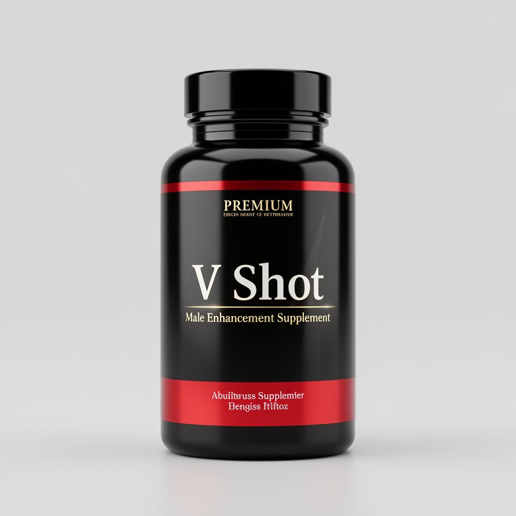V Shot Male Enhancement Supplement Bottle